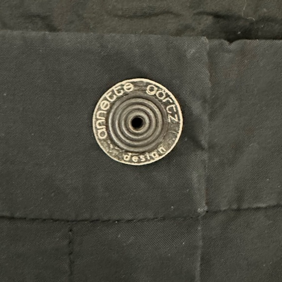 Annette Gortz Black Crop Wide Leg Pants Chinos - Picture 5 of 9